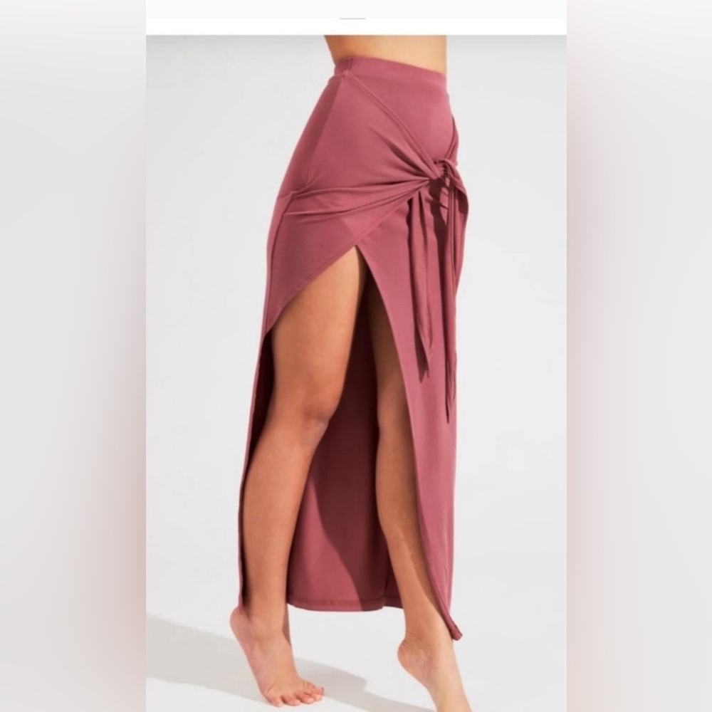 Buffbunny Mauve Wrap Skirt